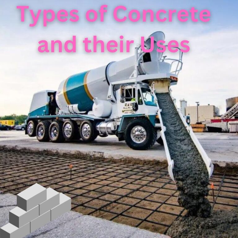 Different example of concrete.