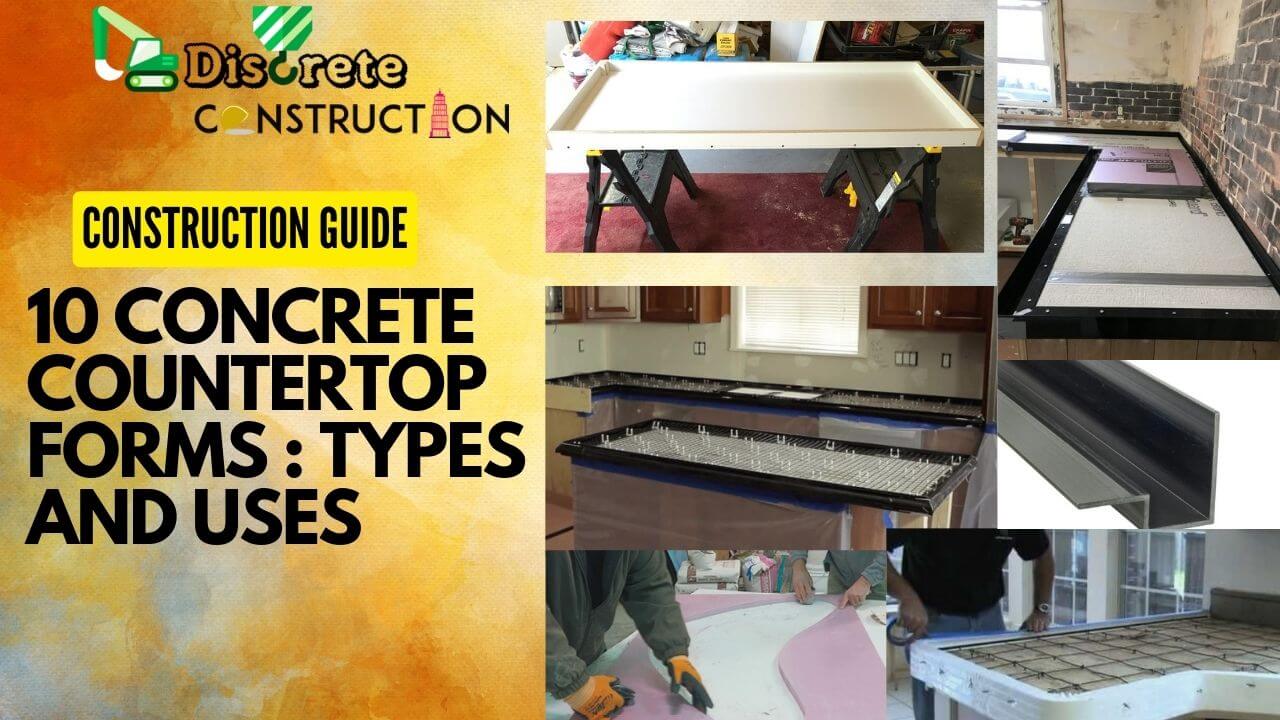 An informative guide showcasing the various types and uses of concrete countertop forms in the creation of durable and unique concrete countertops