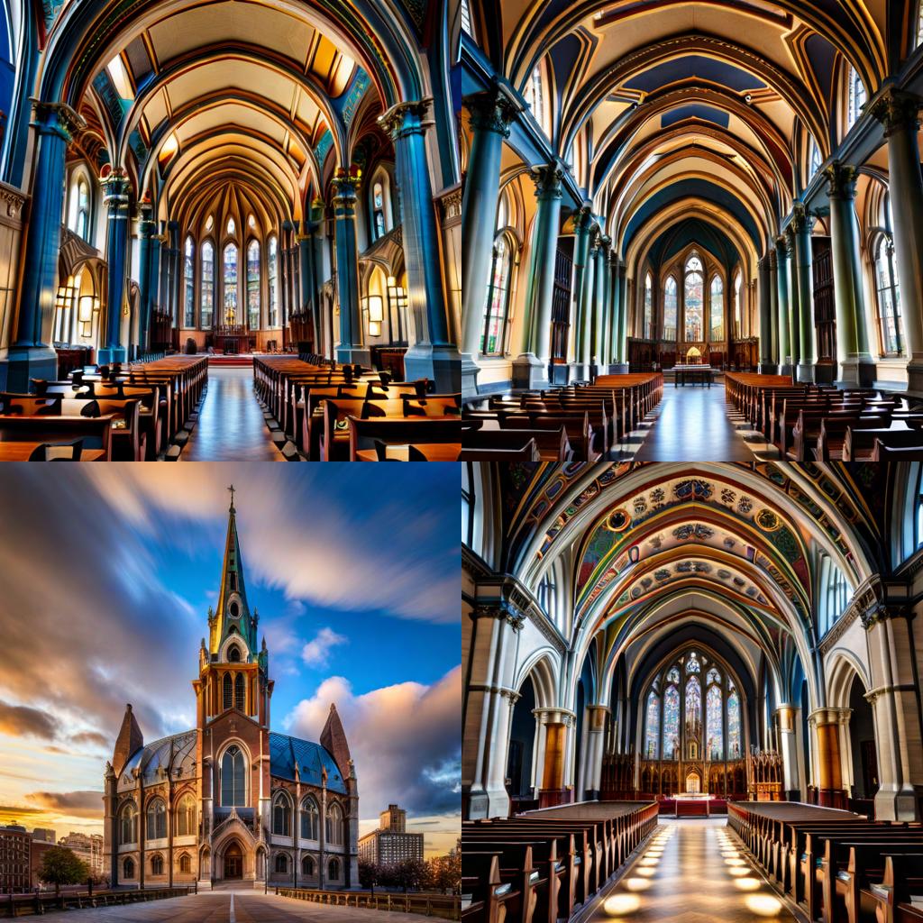 stunning design and architectural elegance of Trinity Church in Boston, featuring its historic Richardsonian Romanesque style, intricate stonework, and captivating stained glass windows, making it a prominent landmark in the city's architectural landscape.